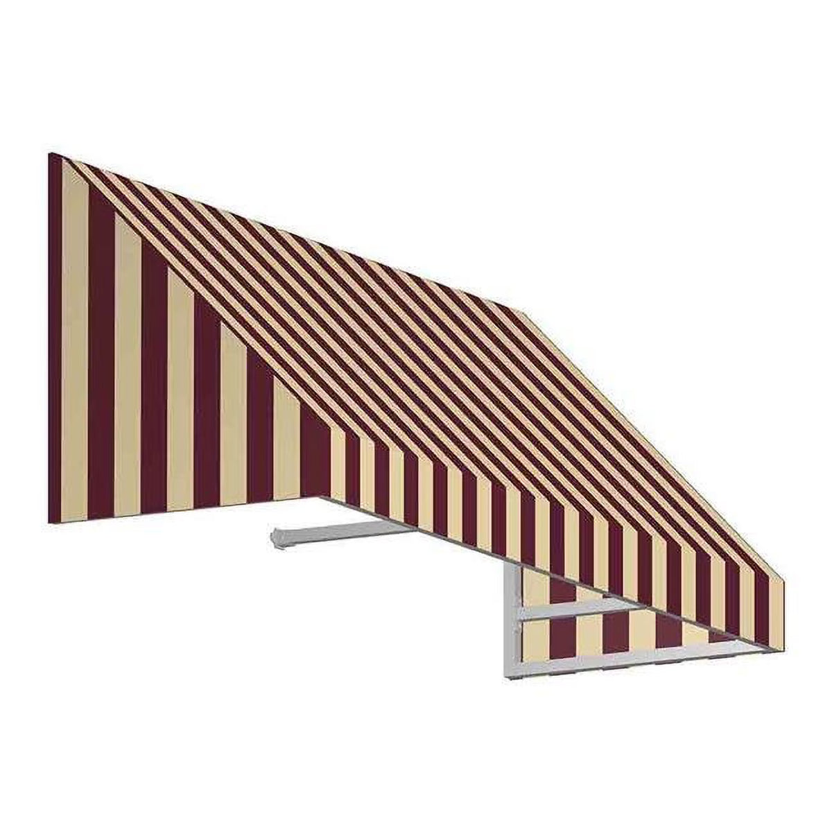 Burgundy & Tan Window & Entry Awning J856519