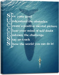 Large Inspirational Canvas Prints with Black Floater Frame J39210