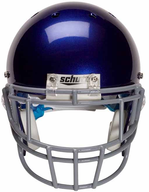 Seattle Blue / Carbon Steel Adult Facemask R121