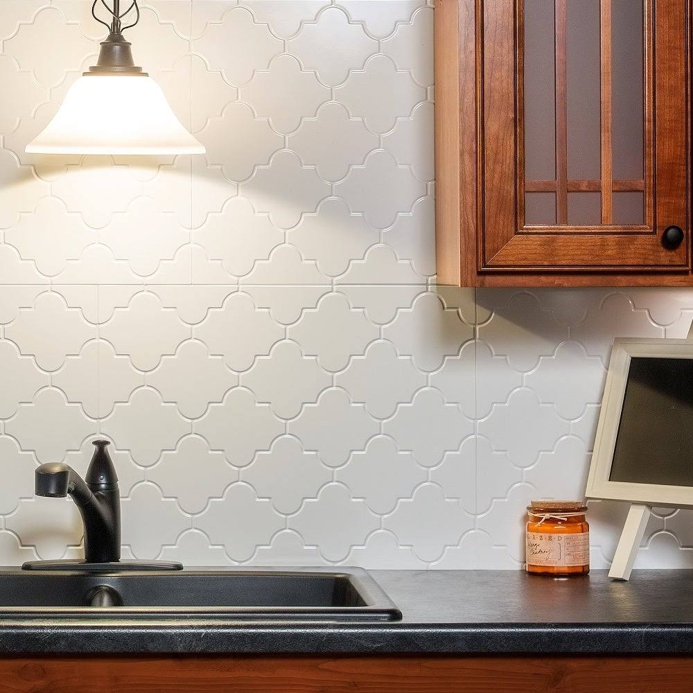 Matte White 15-square Foot Backsplash Kit Z1179