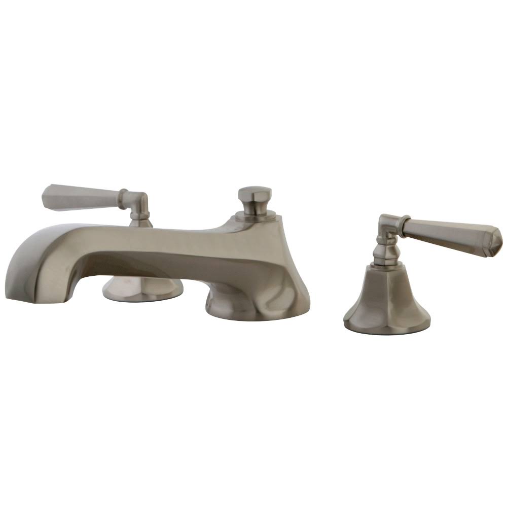 Satin Nickel Two Handle Roman Tub Filler E510386