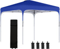 10' x 10' Pop Up Canopy Tent with Carry Bag and 4 Leg Weight Bags M62255
