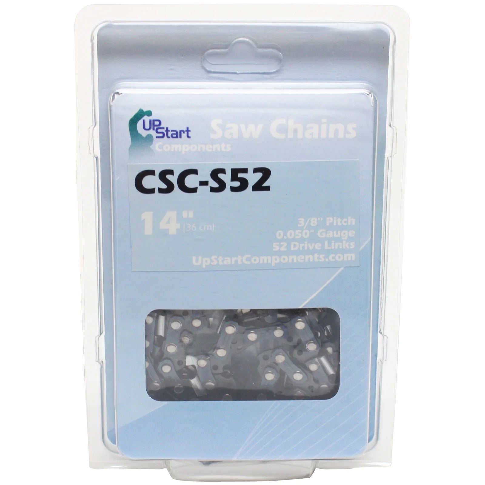 3-Pack 14" Semi Chisel Saw Chain, 3/8" Low Profile, 0.050" Gauge, 52 Drive Links K85909
