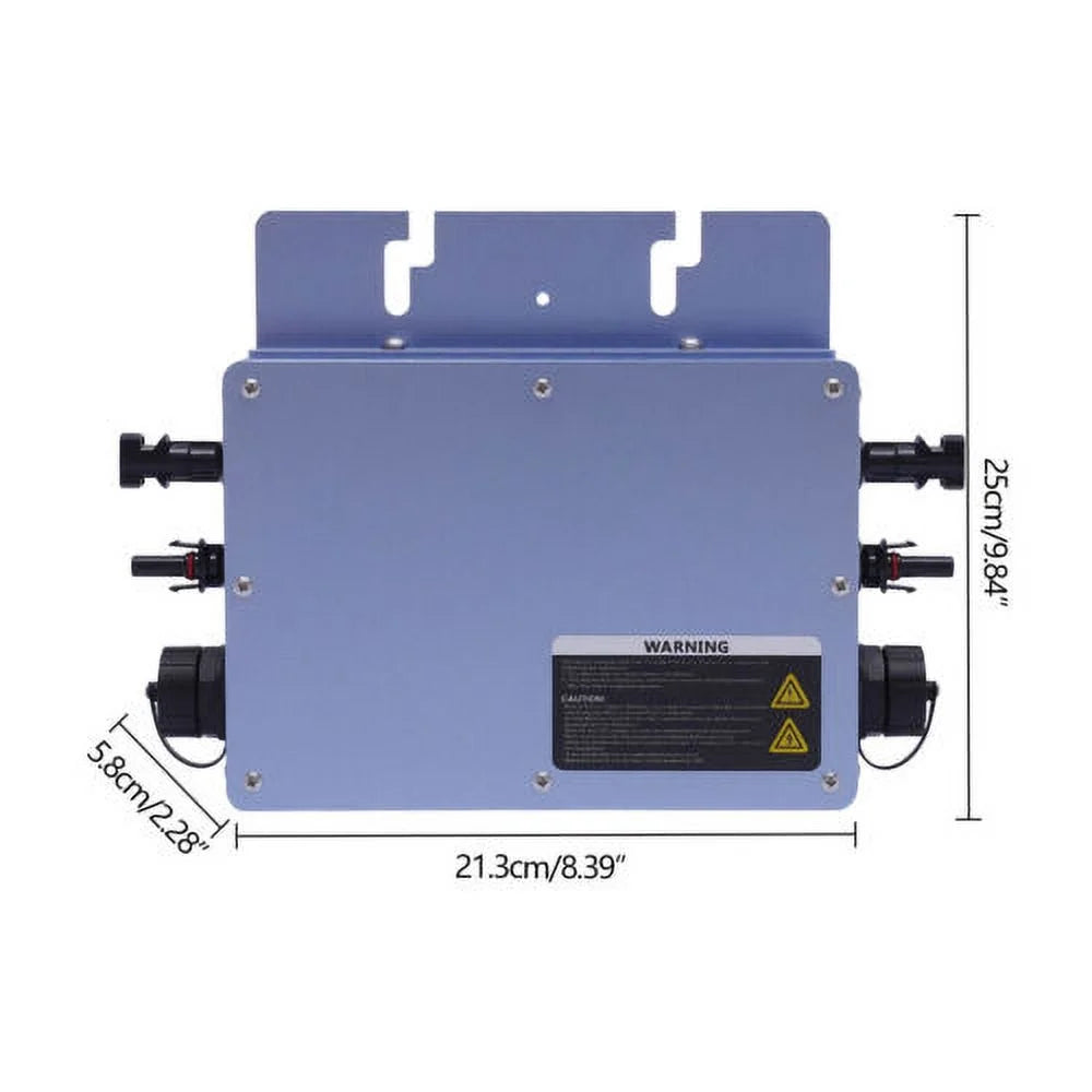 600W 110V Solar Micro Inverter Grid Tie MPPT Pure Sine Wave Waterproof D995