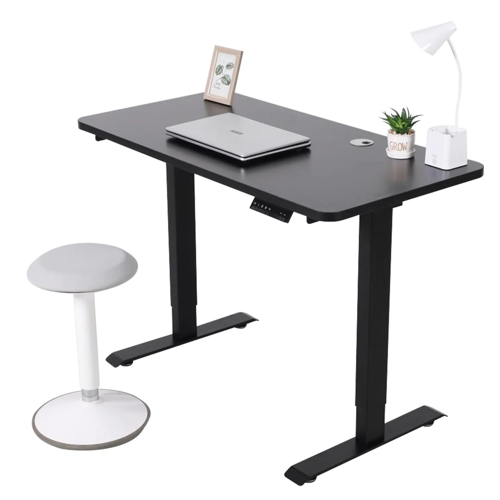 Black Electric Standing Desk Converter with 46 in. Top K7812