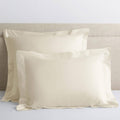 Organic Ivory 300-Thread Count Cotton Percale King Sham K77089