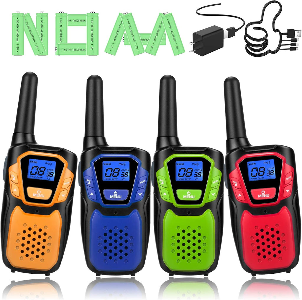 Rechargeable Walkie Talkies for Kids with Micro-USB Charger Z5938
