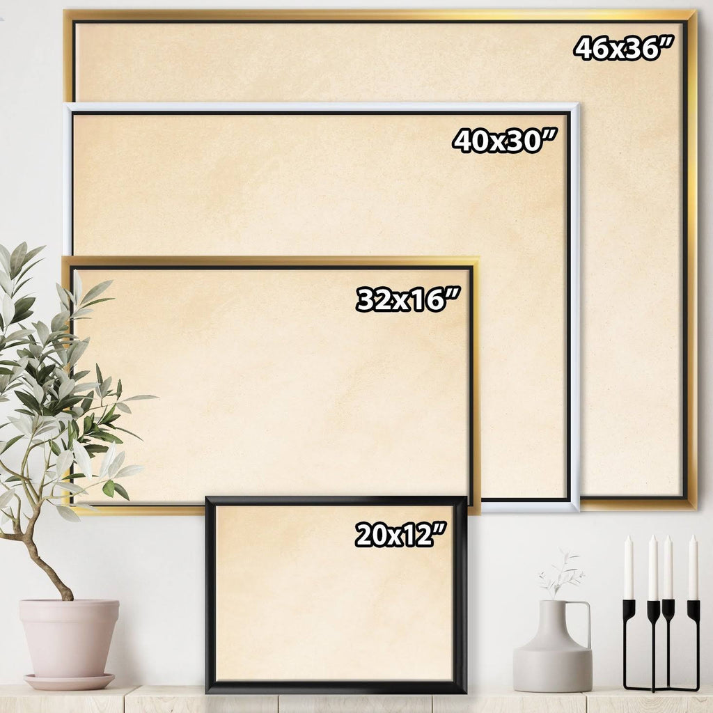 Grey Framed Canvas Z778