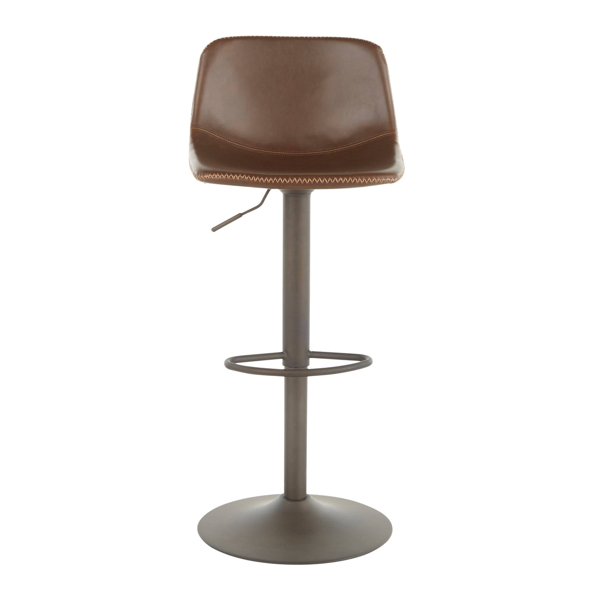 Adjustable Barstool in Brown (Set of 2) U278