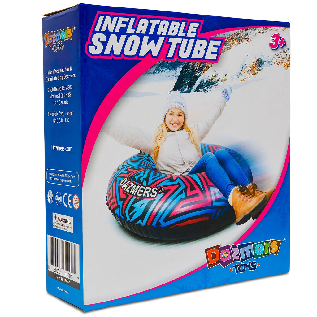 Inflatable Snow Tube with Reinforced Handles O67948