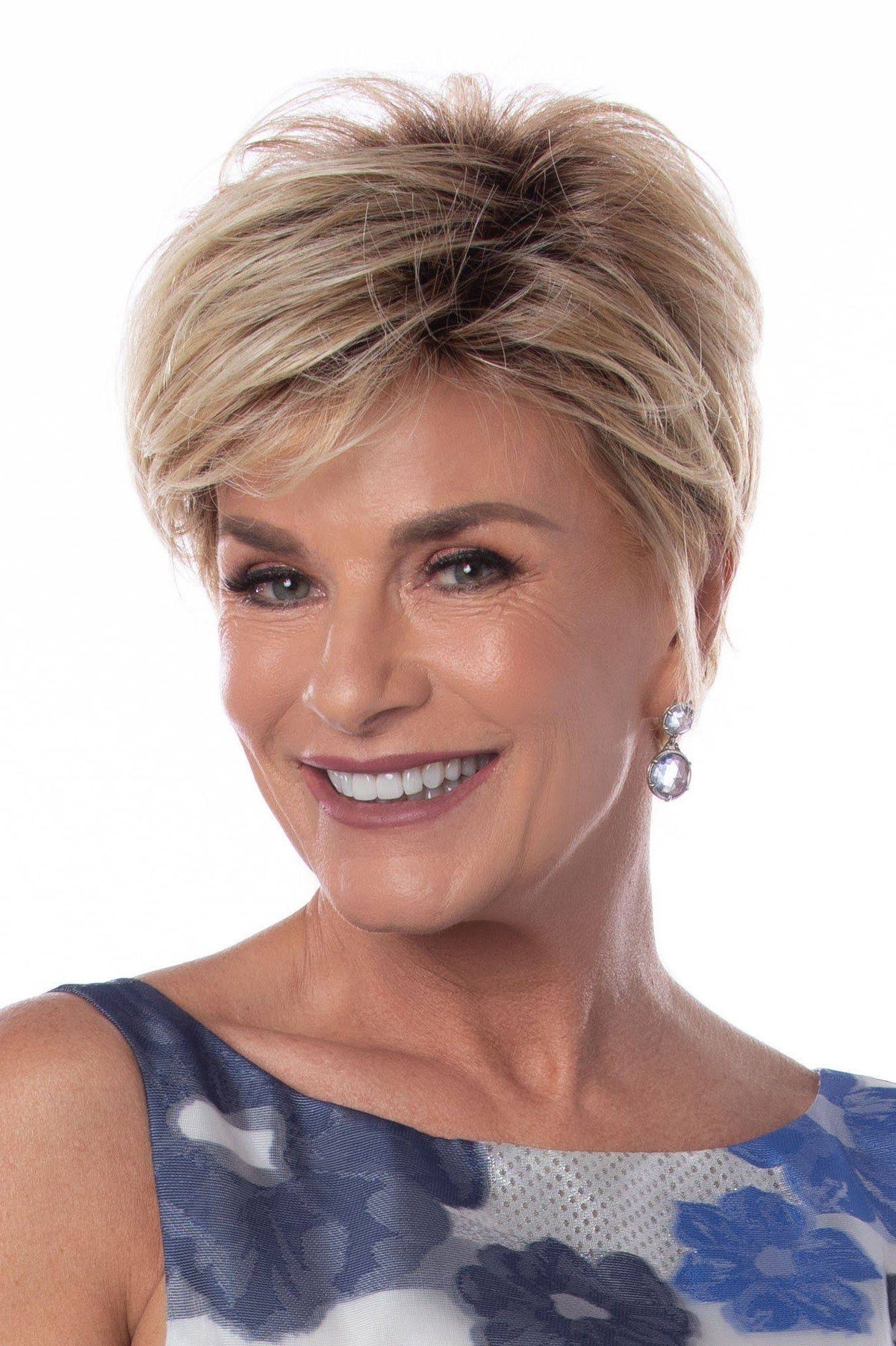 Brown Blonde Jazzy HF Wig R61799