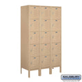 Tan Five Tier Metal Locker I2601