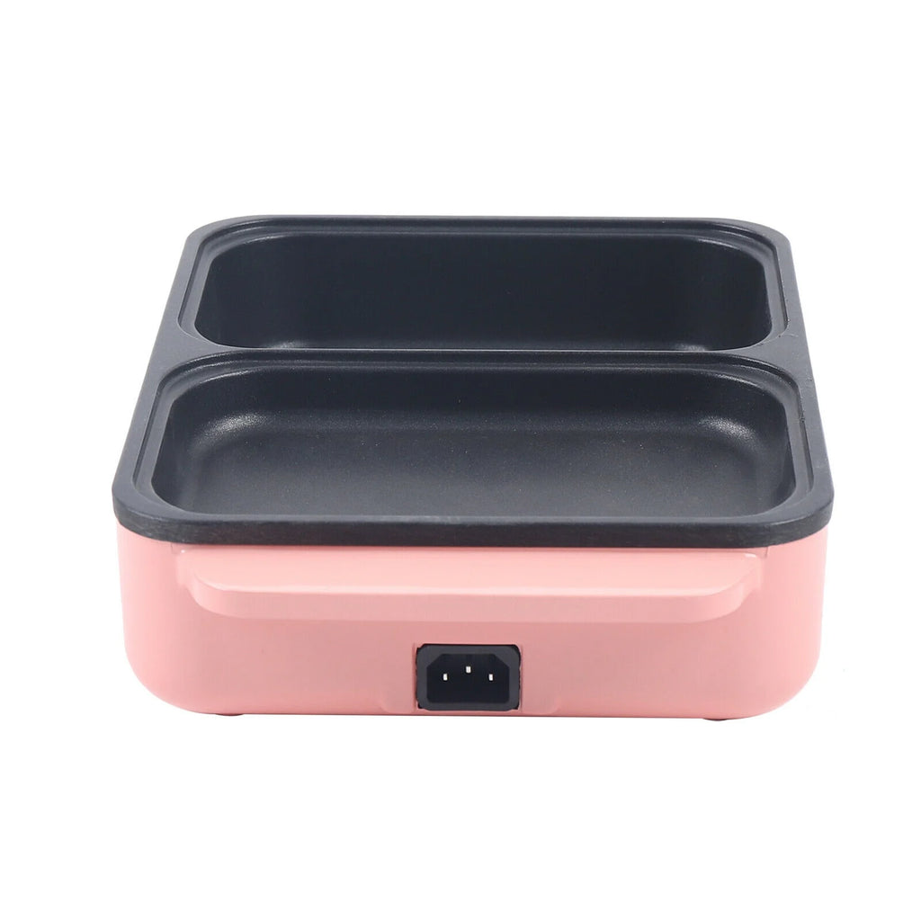 Pink Electric Grill Non-stick Stainless Steel T886