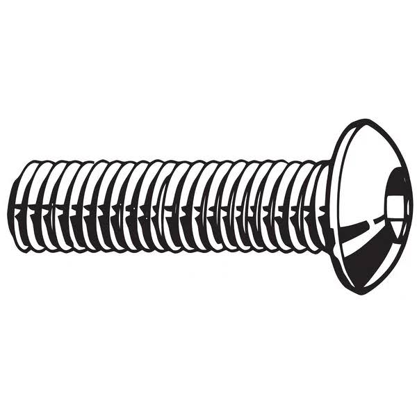 M8-1.25 x 20mm Steel Button Head Screw D645