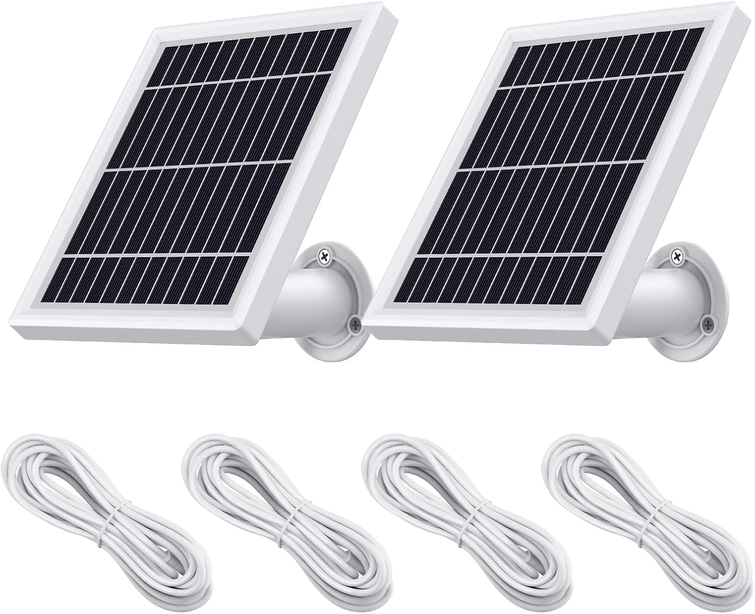 Square White Solar Panel 4 Pieces F9243