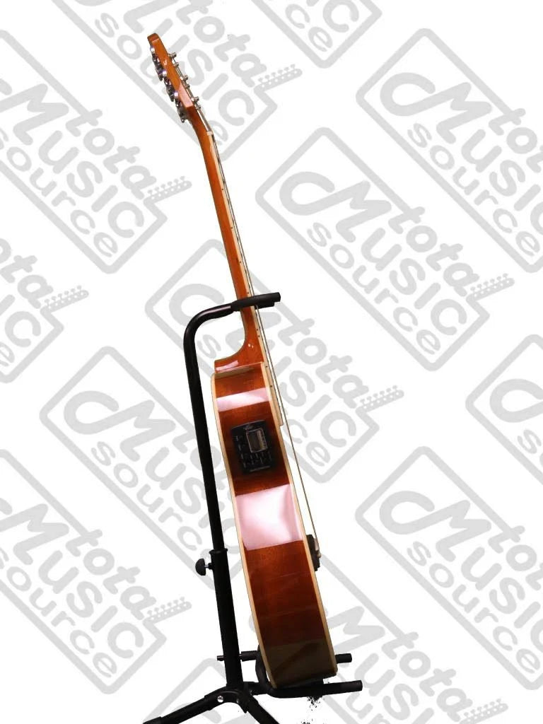 Flame Yellow Sunburst Acoustic-Electric Guitar U6658