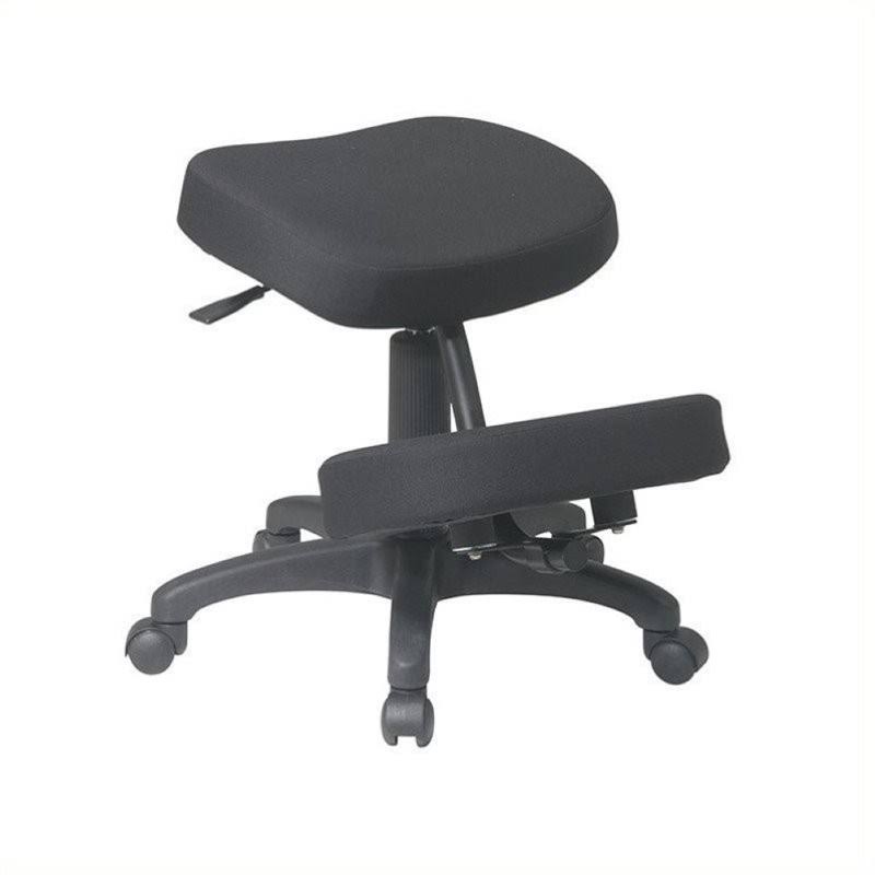 Black Ergonomic Knee Office Chair E162