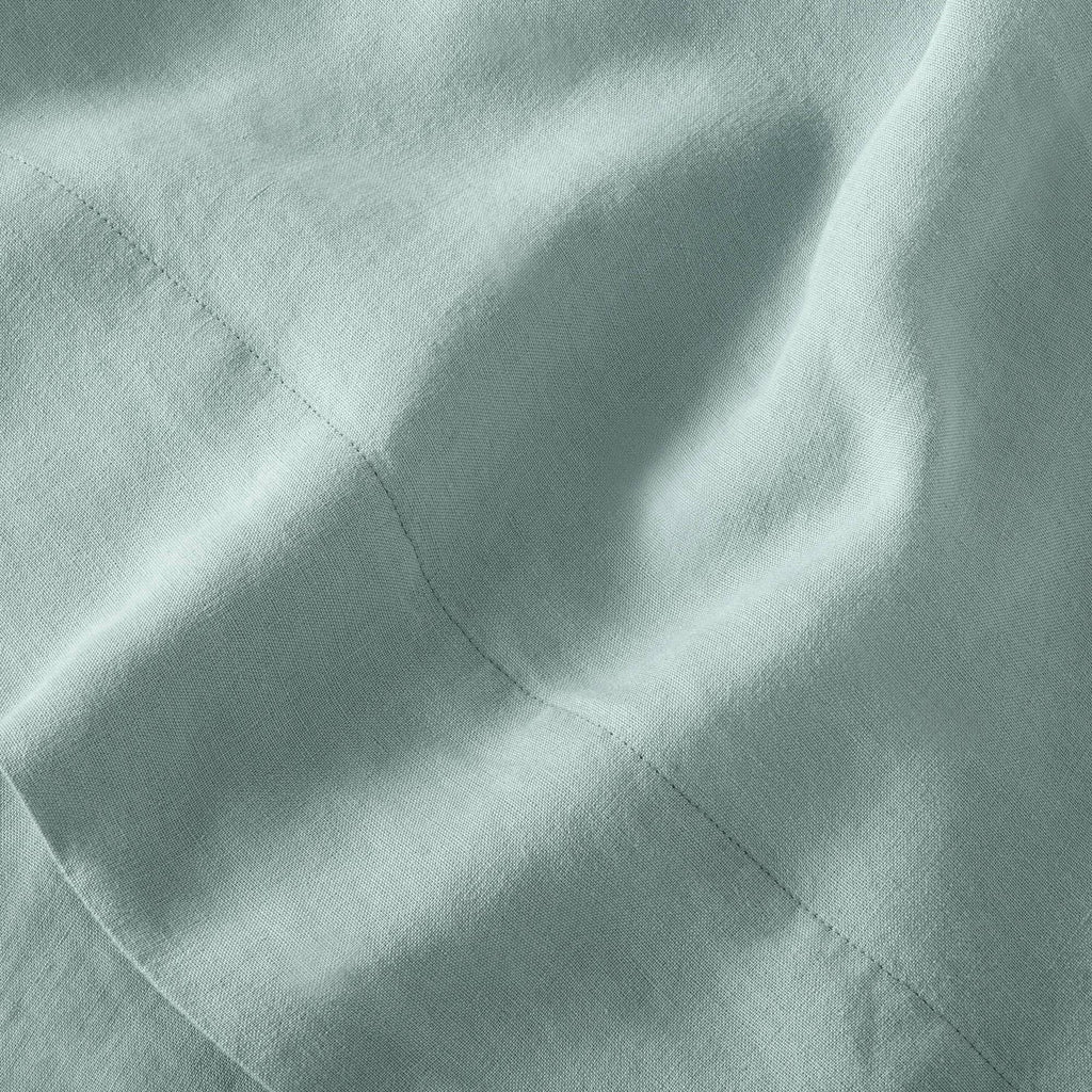 Sage Green Washed Hemp Solid Sheet Set A77600