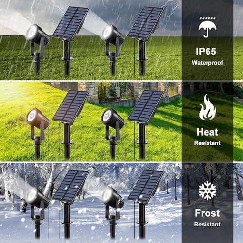 Cold White Solar Spot Lights IP65 Waterproof Landscape Light L466