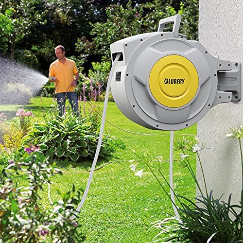 5/8" x 100+6.7ft Retractable Garden Hose Reel Q464881