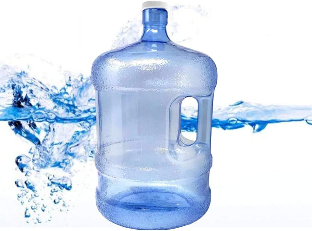 Blue 5 Gallon Reusable Plastic Water Bottle Jug H860478