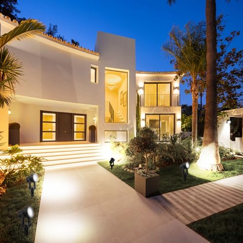 Cold White Solar Spot Lights IP65 Waterproof Landscape Light L466