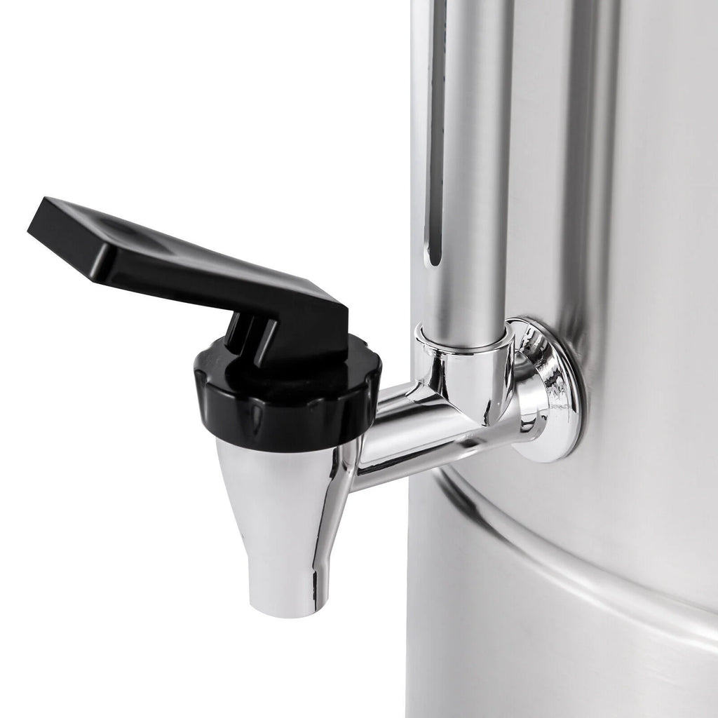 15L Stainless Steel Electric Tea Urn Hot Water Boiler 1400W X363
