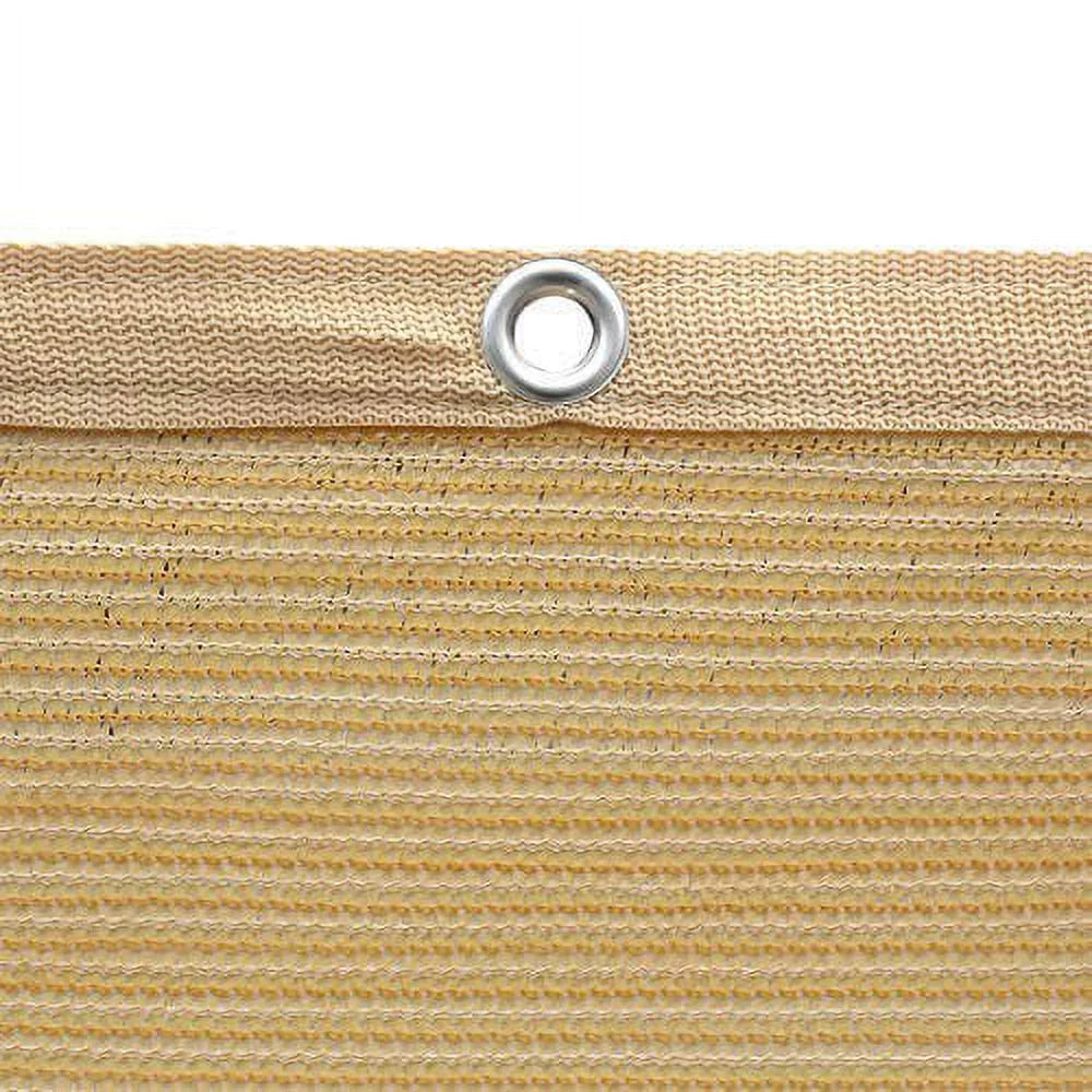 10' x 12' Wheat Shade Cloth with Grommets G496112