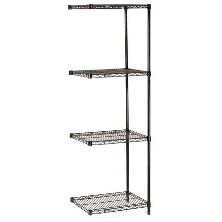 Black Epoxy Wire Shelving Add-On V426