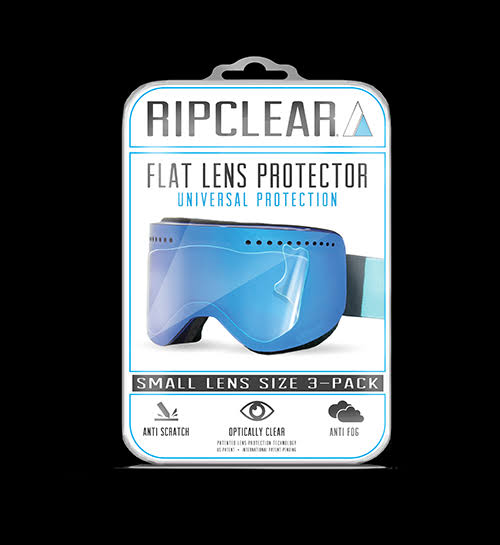 3-Pack Scratch-Resistant Flat Film Protector Kit for Cylindrical Goggle Lens J1951
