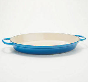 Flame Cast-Iron 3-qt Oval Baker B8901