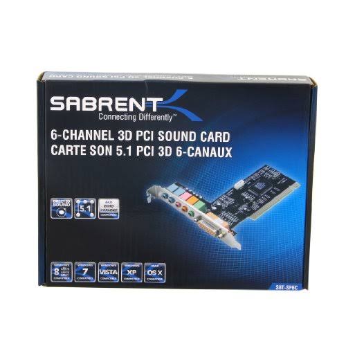 6-Channel 5.1 Surround Sound PCI Sound Card X463589