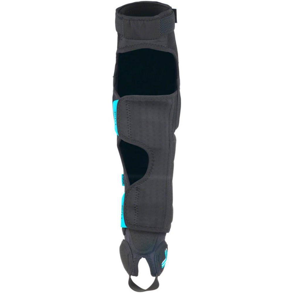 Black/Blue 2X-Large Knee Shin Ankle Combo Pad P1831