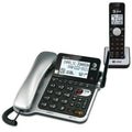 Black Corded/Cordless Phone with Answering System and Caller ID V32651