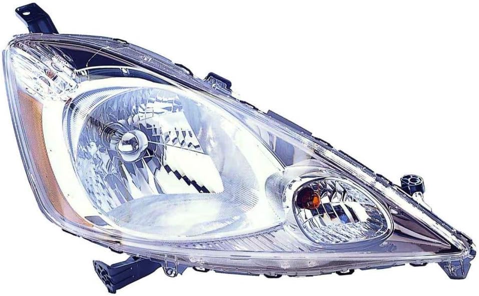 Passenger Side Headlight Assembly for Honda Fit 2009 2011 Sport Package R18058