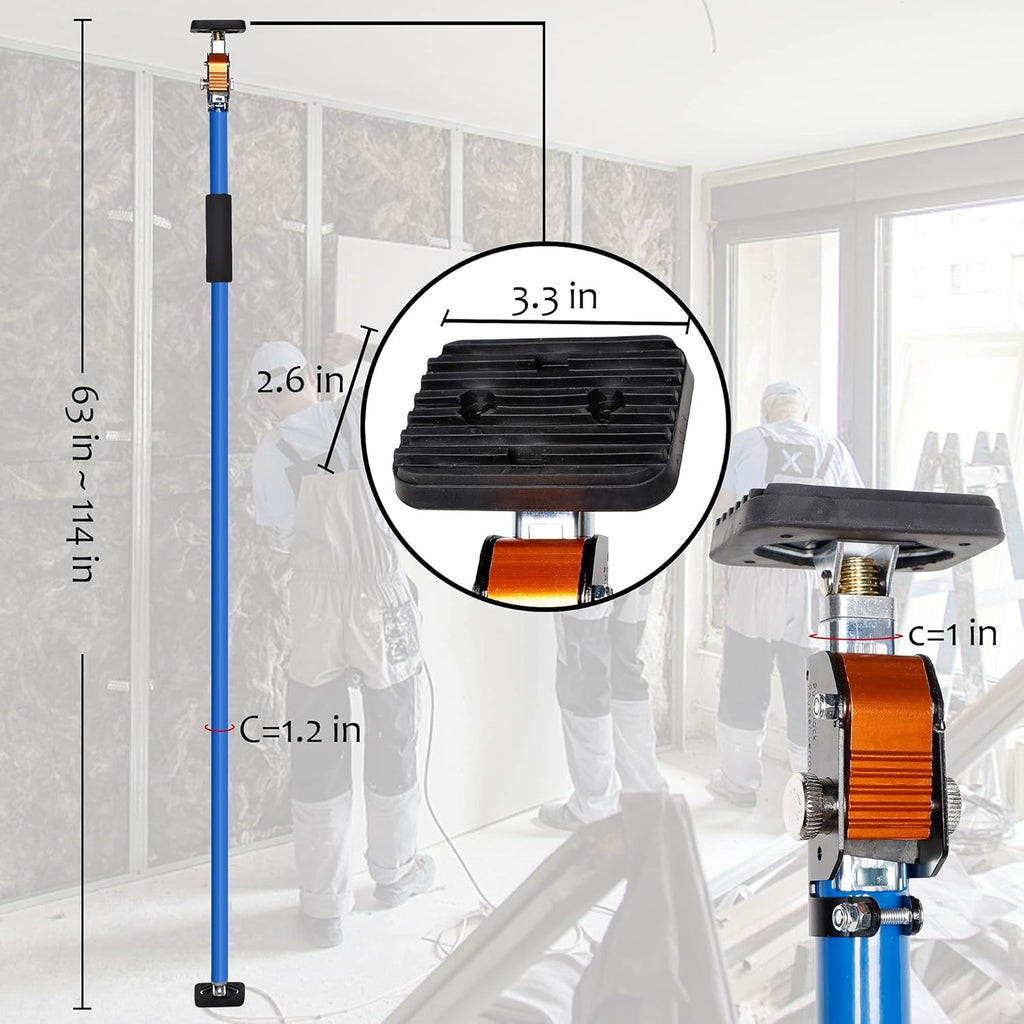 Adjustable Steel Support Pole, 1 Pack G2428