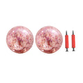 4 Pcs 40CM/60CM Glitter Ball and Pump Set K143