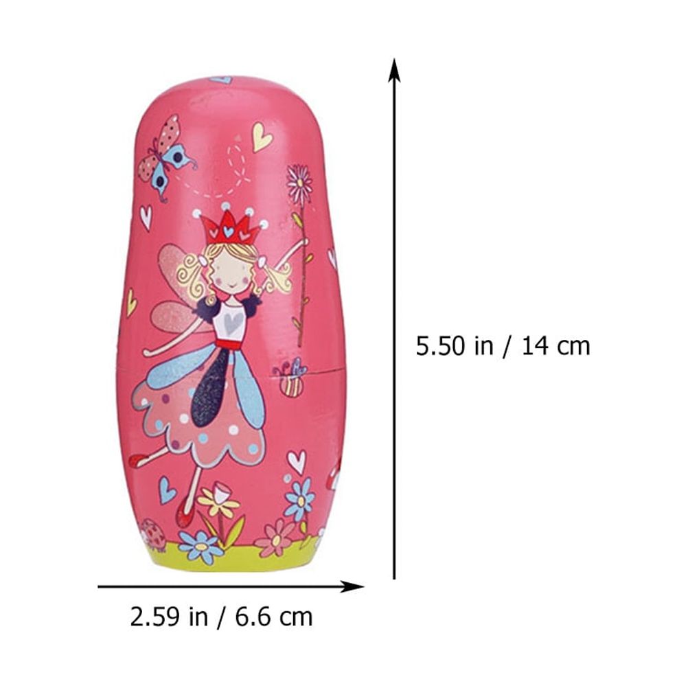 Matryoshka Russian Wooden Dolls DIY Babushka Vintage Decor O48731