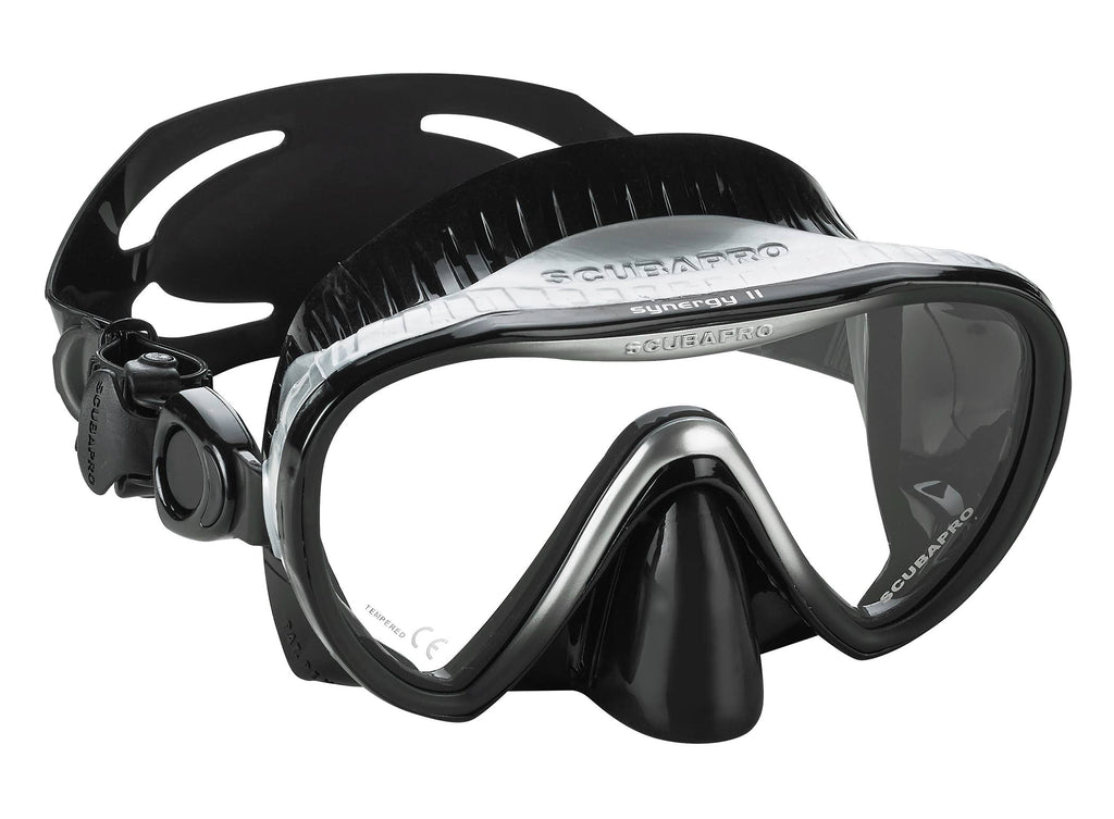 Black Silver Scuba Mask Y2717