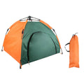 Pet Tent Portable Automatic Folding Teepee Dog Bed House With Cushion Y91259