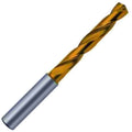 1/8x22 140° Solid Carbide Jobber Drill with Tin Finish, Spiral Flute, 66mm OAL D29937