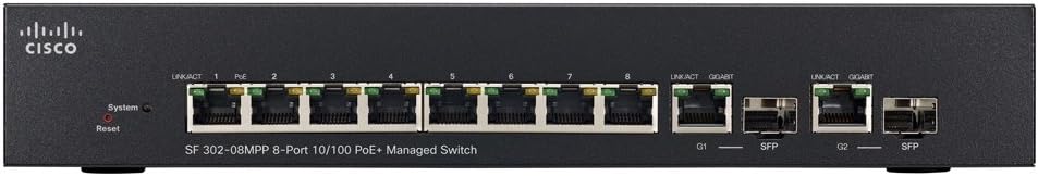 8 Ports Managed Desktop Rack-Mountable Switch X553