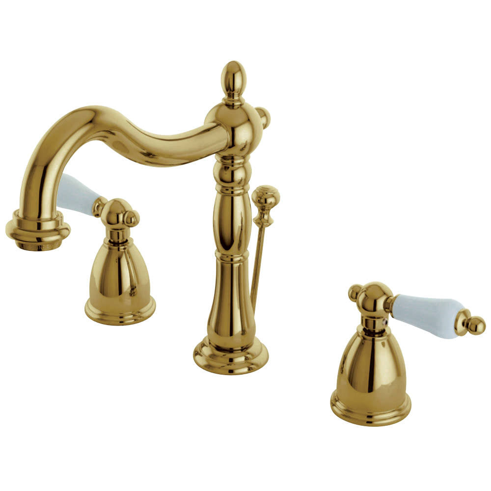 Polished Brass Widespread Bathroom Faucet V950