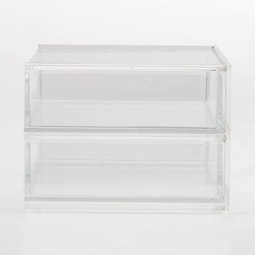 Acrylic Case 2 Drawers Small Pack of 2 J514912