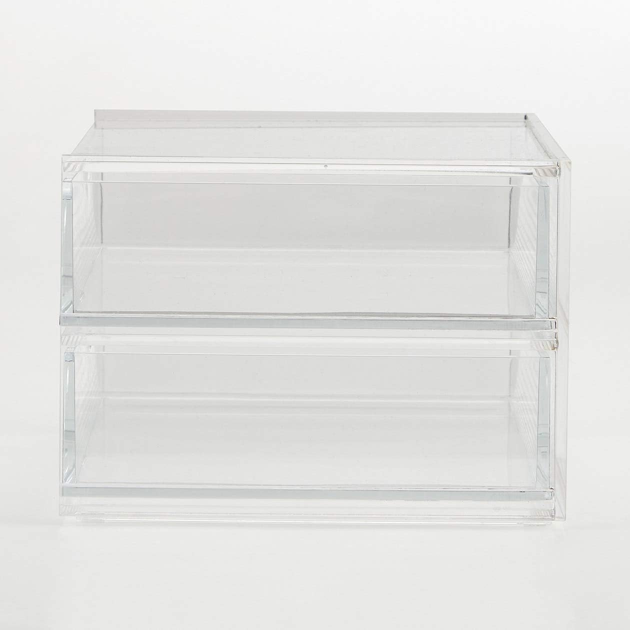 Acrylic Case 2 Drawers Small Pack of 2 J514912