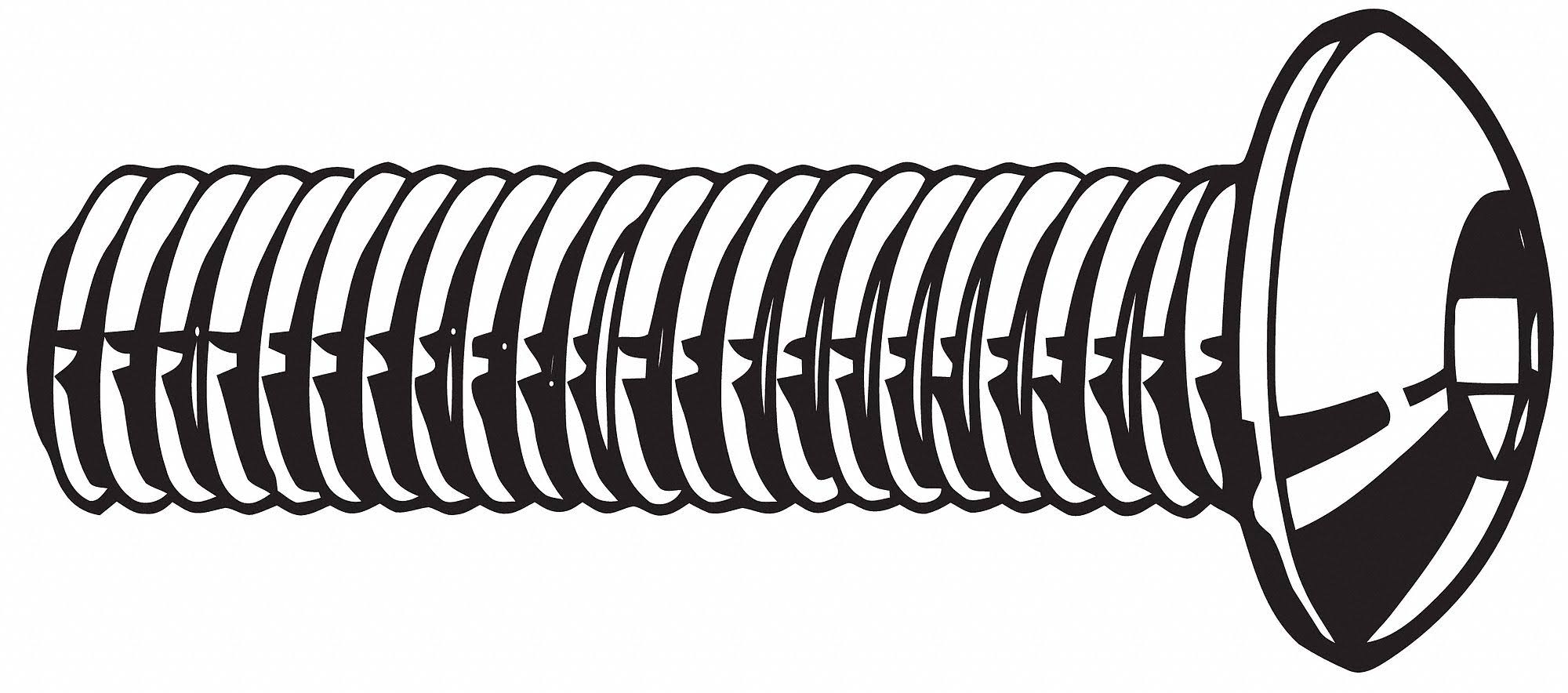 M6-1.00 x 30mm Steel Button Head Screw, Pack of 1200 O368735
