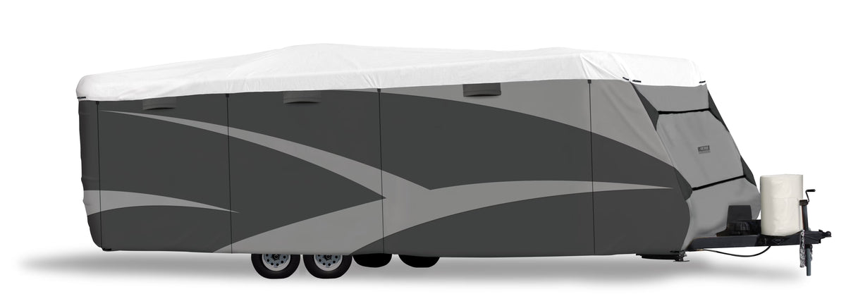Gray/White Olefin Travel Trailer Cover 24' 1" - 26' G2506
