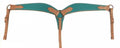 Turquoise Ostrich Breast Collar N3719