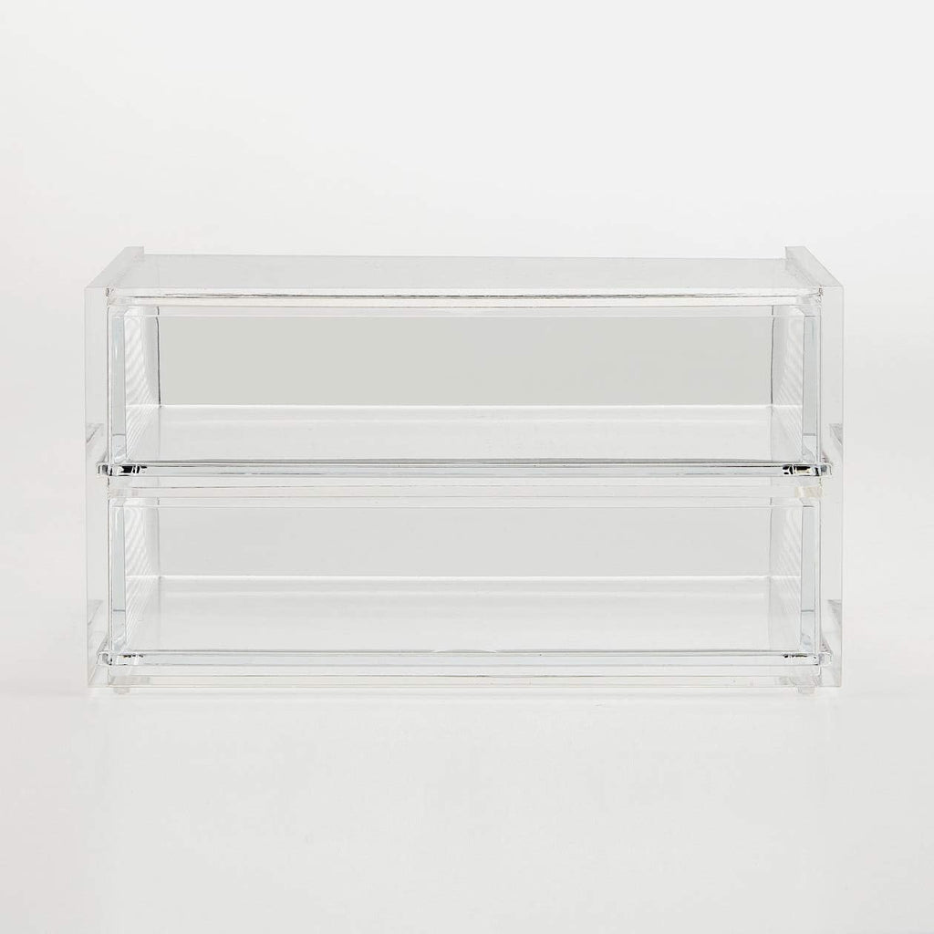 Acrylic Case 2 Drawers Small Pack of 2 J514912