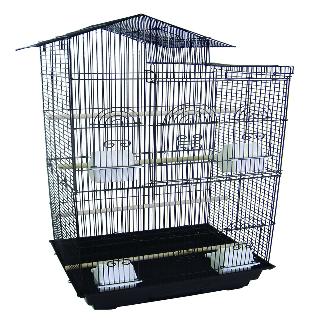 Black Tall Villa Bird Cage I757